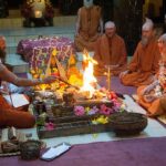 ritual at kauai monastery