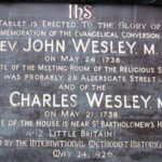 Wesley plaque