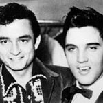 Johnny Cash and Elvis Presley