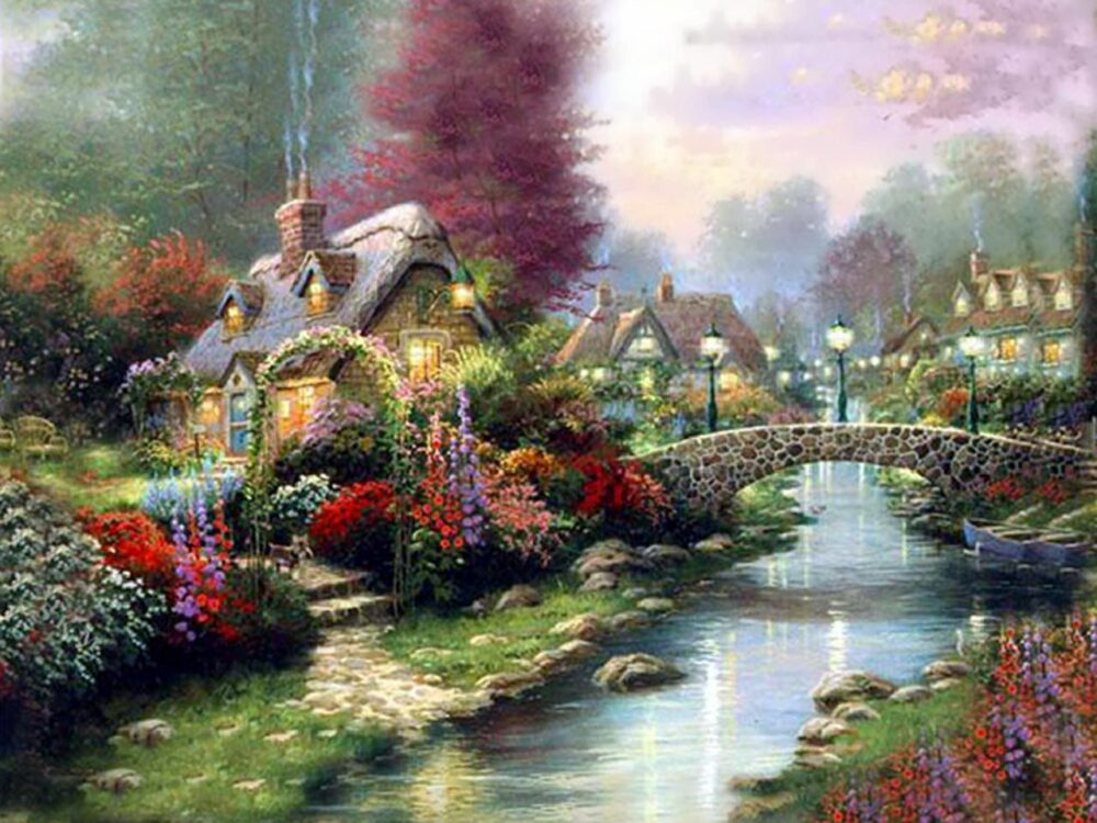 The Turbulent Life And Unexpected Death Of Painter Thomas Kinkade God   C2b13bb8eb47f97f2c8c7f21bfc524e3 1000x750 