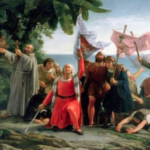 Columbus first landing