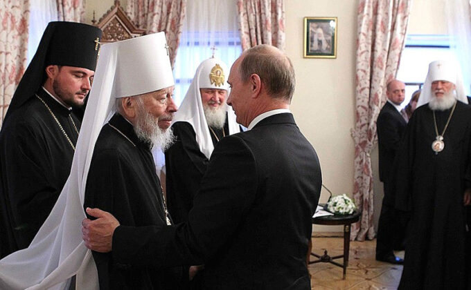 Putin, with Russian Orthodox Church, re-wrote church history to justify ...