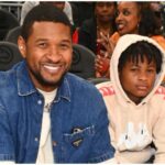 Usher with oldest son